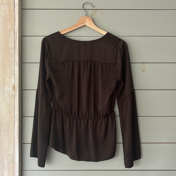 Gentle Fawn Button Front Peplum Blouse – XS - Picture 5 of 7